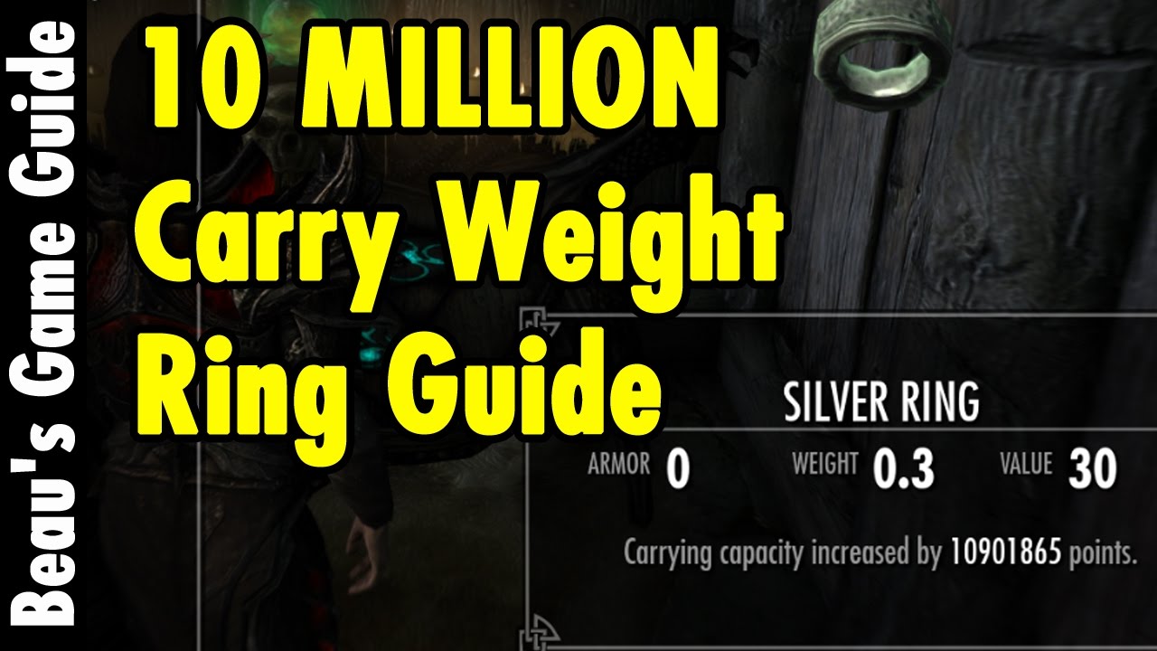 How To Carry More Weight In Skyrim